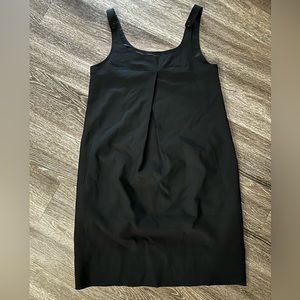 Theory black dress with buttons
